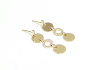 Orecchini Stocco Gioielli Donna in Oro giallo Zirconia COZG - COZG